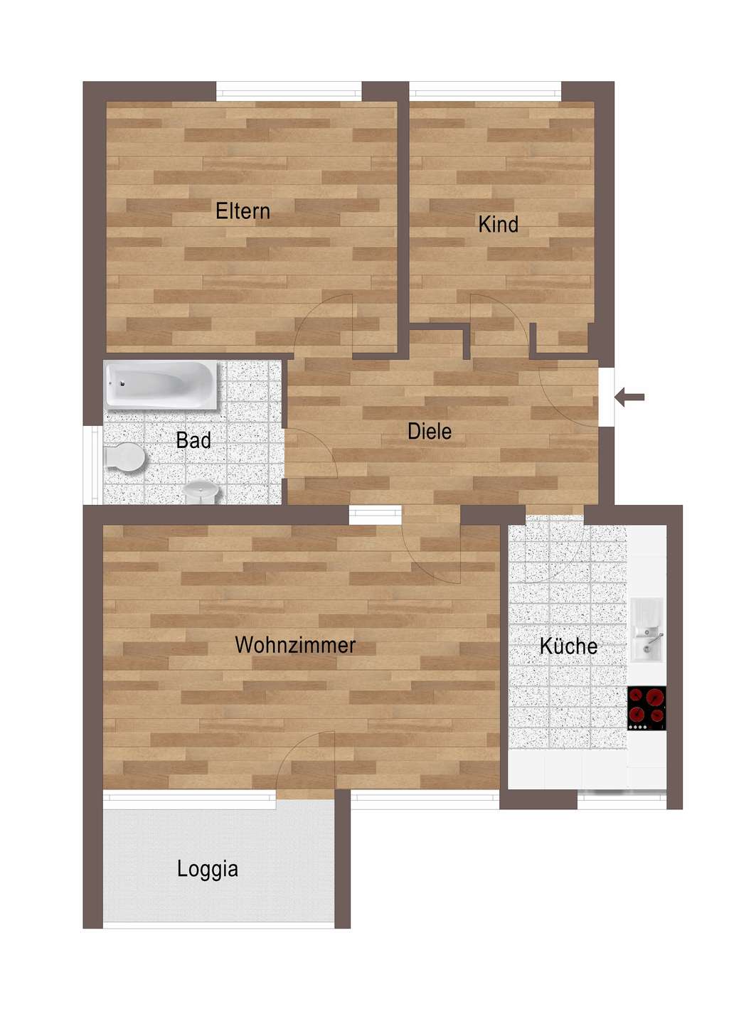 Grundriss Exposé