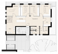 Grundriss EG - Moderne Immobilie mit 2 Wohnungen und einer Praxiseinheit